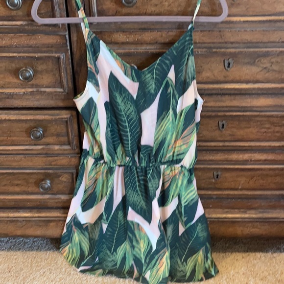 Cupshe Dresses Cupshe Tropical Palm Print Dress Sz M Poshmark